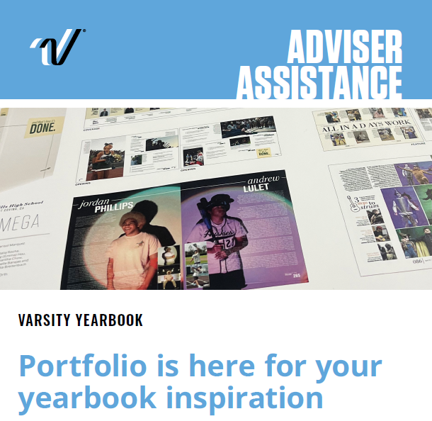 Portfolio is here for your yearbook inspiration