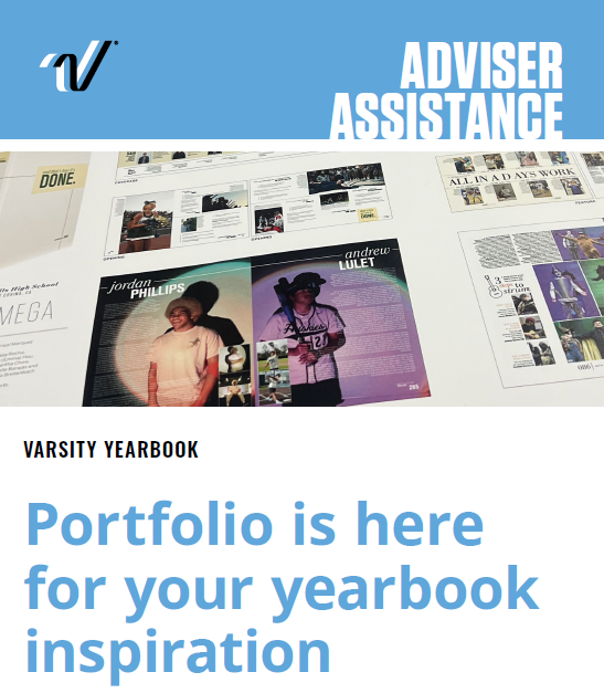Portfolio is here for your yearbook inspiration
